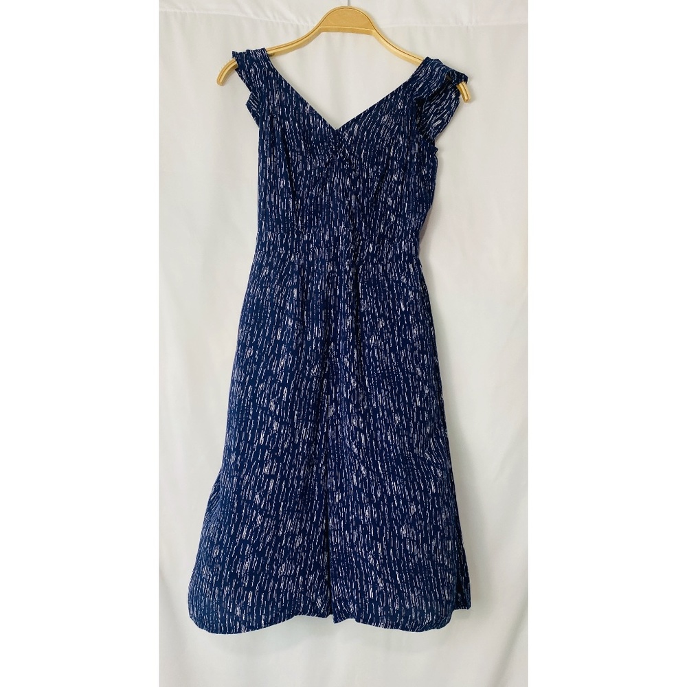 A Loves A Blue‎ and White Stripped Romper w/ Pockets